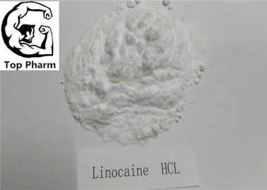 Lidocaine van het het Verdovingsmiddelenpoeder van de pijnhulp Lokale Waterstofchloridehcl CAS 73-78-9