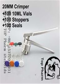 10ml tubulair glasflesje voor voor injectie, voor het rubber en de bovenkant van antibioticaflesjes 10ml/vial